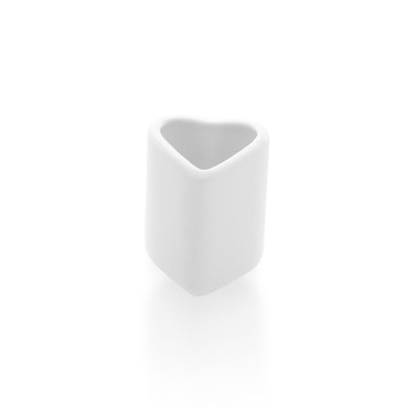 Kalp 01 Kurdanlık Dekorsuz - GÜRAL PORSELEN