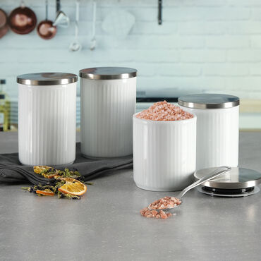 Lavin 8 Parça Rölyefli Baharat Takımı - GÜRAL PORSELEN