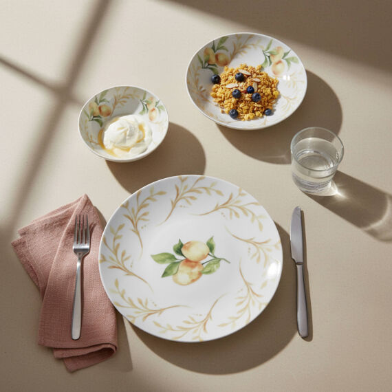 Lemon Touch 12 Parça 4 Kişilik Yemek Takımı 5692 - 1