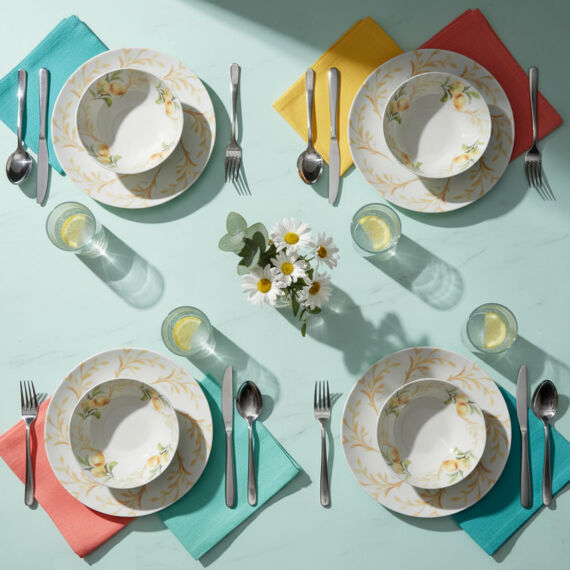 Lemon Touch 12 Parça 4 Kişilik Yemek Takımı 5692 - 2