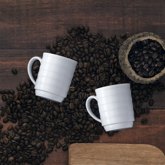 Lizbon 2 Adet 300 Cc Mug Bardak - 1