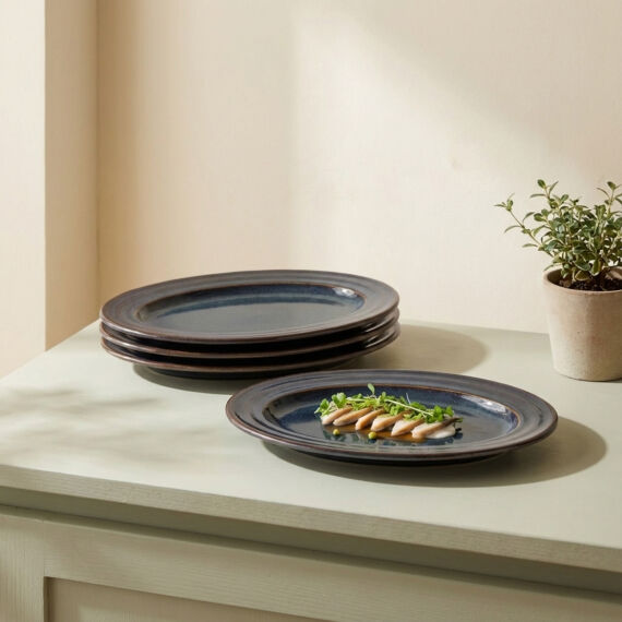 Güral 2 Adet 24 Cm Kayık Tabak Reaktif Oasis Vr 1131 - 3