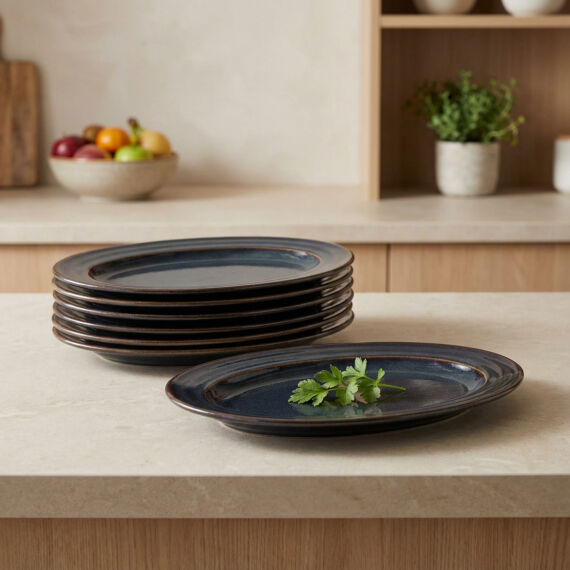 Güral 2 Adet 24 Cm Kayık Tabak Reaktif Oasis Vr 1131 - 4