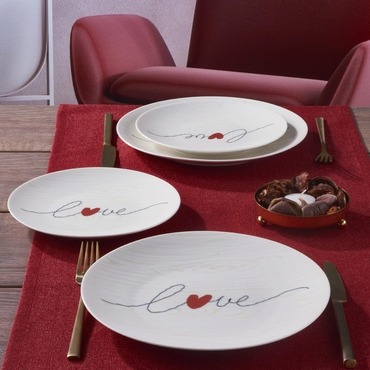 LOVE 4 PARÇA BONE PASTA TAKIMI - 25071 - GÜRAL PORSELEN