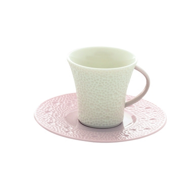 Moon 12 Parça 6 Kişilik Türk Kahvesi Takımı Pembe - GÜRAL PORSELEN