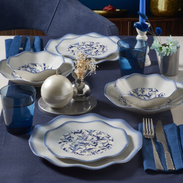 Nesrin 24 Parça 6 Kişilik Yemek Takımı 3214 - GÜRAL PORSELEN