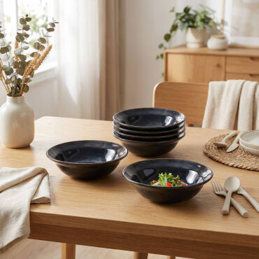 Güral 6 Adet 15 Cm Çorba Kasesi Reaktif Oasis Vr 1131 - GÜRAL PORSELEN