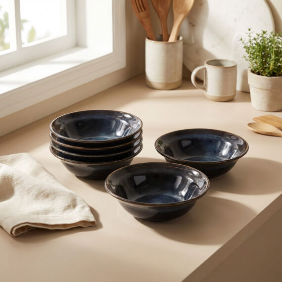 Güral 6 Adet 15 Cm Çorba Kasesi Reaktif Oasis Vr 1131 - 1