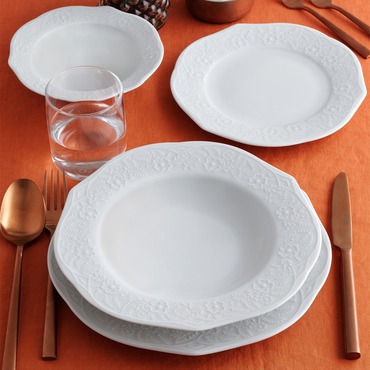 Ottoman 83 Parça 12 Kişilik Yemek Takımı - GÜRAL PORSELEN