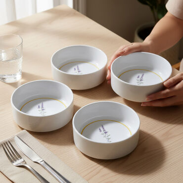 Paris Flower 4 Parça 12 cm Kase 2955 - GÜRAL PORSELEN