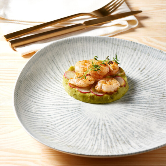 Pera 4 Parça 27 Cm Servis Tabağı 1401 - GÜRAL PORSELEN