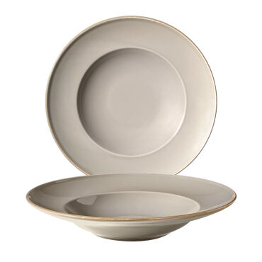 Reno 2 Adet 26 Cm Çukur Tabak Agate 969 - GÜRAL PORSELEN