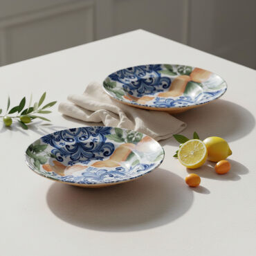 Reno 2 Adet 26 cm Salata Servis & Makarna Kasesi 55501 - GÜRAL PORSELEN