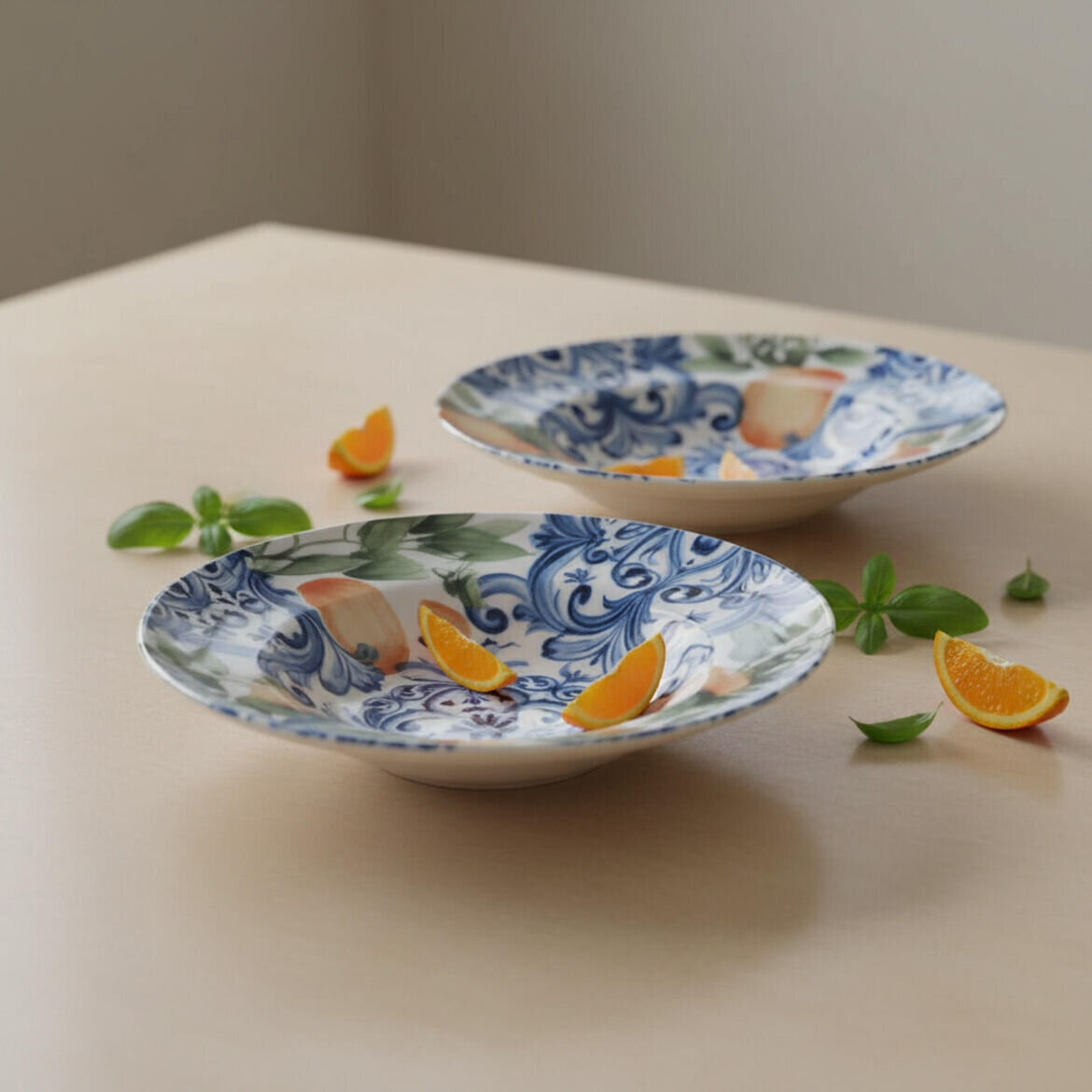 Reno 2 Adet 26 cm Salata Servis & Makarna Kasesi 55501 - GÜRAL PORSELEN (1)
