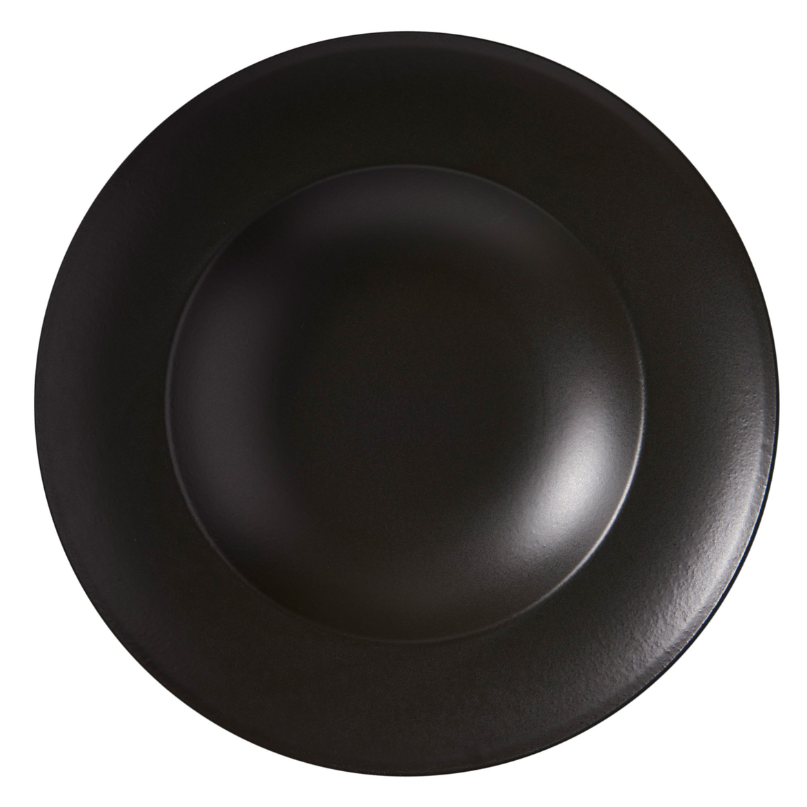 Reno 26 Cm Bone Makarna Tabağı - Bodrum Siyah