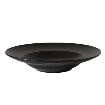 Reno 26 Cm Bone Makarna Tabağı - Bodrum Siyah - GÜRAL PORSELEN (1)