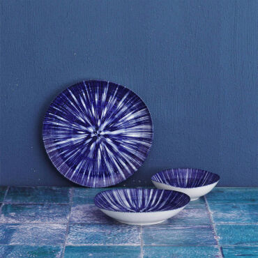 Roden 18 Parça 6 Kişilik Yemek Takımı -667 - GÜRAL PORSELEN