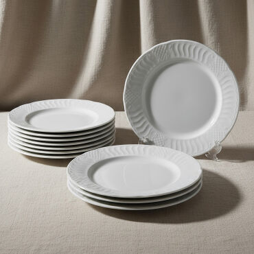 Sembol 6 Parça 20 cm Pasta Tabağı - GÜRAL PORSELEN