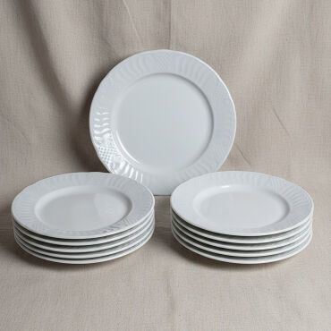 Sembol 6 Parça 20 cm Pasta Tabağı - GÜRAL PORSELEN (1)