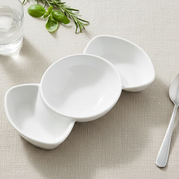 Sidney 3 Bölmeli 22 Cm Kase - GÜRAL PORSELEN (1)
