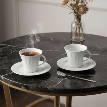 Soprano 2 Kişilik Çay Fincanı - GÜRAL PORSELEN