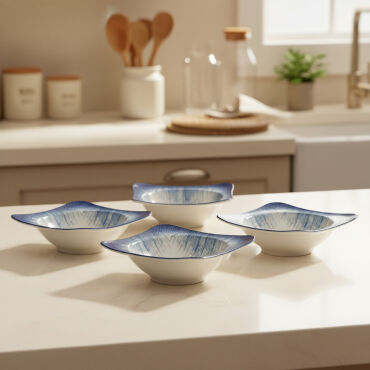 Spinoza 6 Parça 15x15 Cm Bone Kase Takımı - 845 - GÜRAL PORSELEN