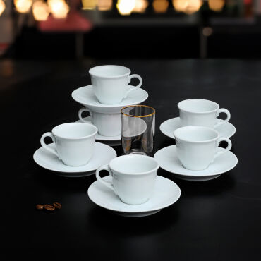 Venedik 12 Parça 6 Kişilik Kahve Fincan Takımı - GÜRAL PORSELEN