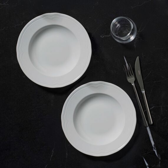 Venedik 6 Parça 24 Cm Çukur Yemek Tabağı - 1