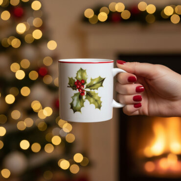 Yılbaşı Mug Bardak 300 CC 6832 - GÜRAL PORSELEN