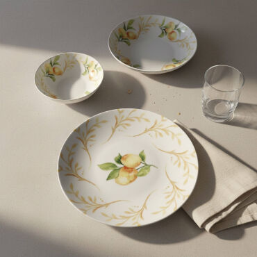 Lemon Touch 12 Parça 4 Kişilik Yemek Takımı 5692 - GÜRAL PORSELEN