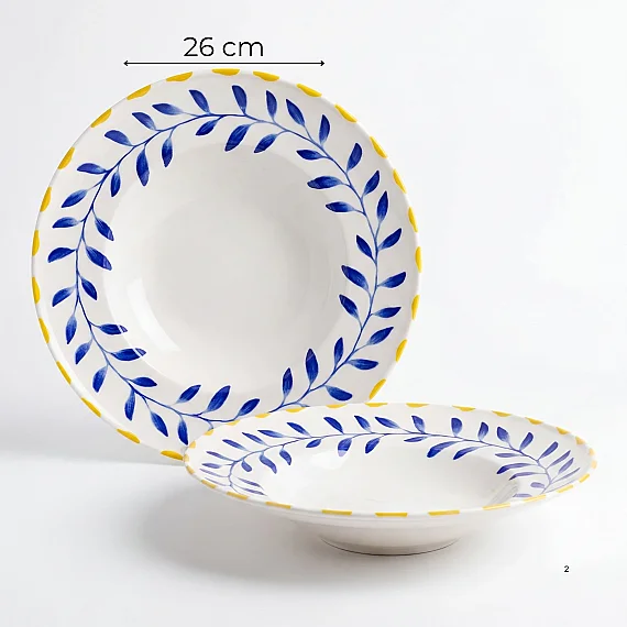Limon Desenli 26 cm Salata ve Makarna Kasesi - 4