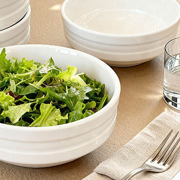 Lizbon 6 Adet 8 cm Porselen Joker Kase Seti - Krem - GÜRAL PORSELEN