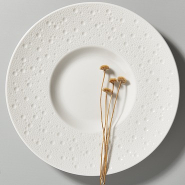 Moon 32 Cm Bone Gurme Düz Tabak - GÜRAL PORSELEN