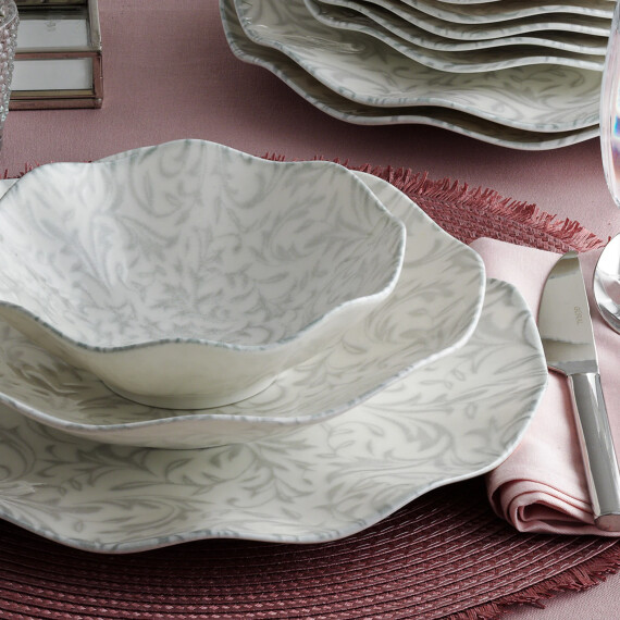 Nesrin 24 Parça 6 Kişilik Yemek Takımı 11287 - GÜRAL PORSELEN