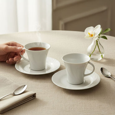 Soprano 2 Kişilik Çay Fincanı - GÜRAL PORSELEN