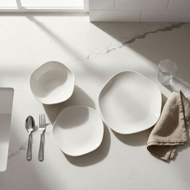 Ütopya 3 Parça Tek Kişilik Yemek Takımı - GÜRAL PORSELEN