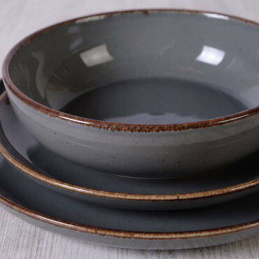 Valeron 12 Parça 4 Kişilik Yemek Takımı Elemental 241 - GÜRAL PORSELEN